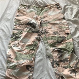 Zumiez Baby Pink Camo Pants